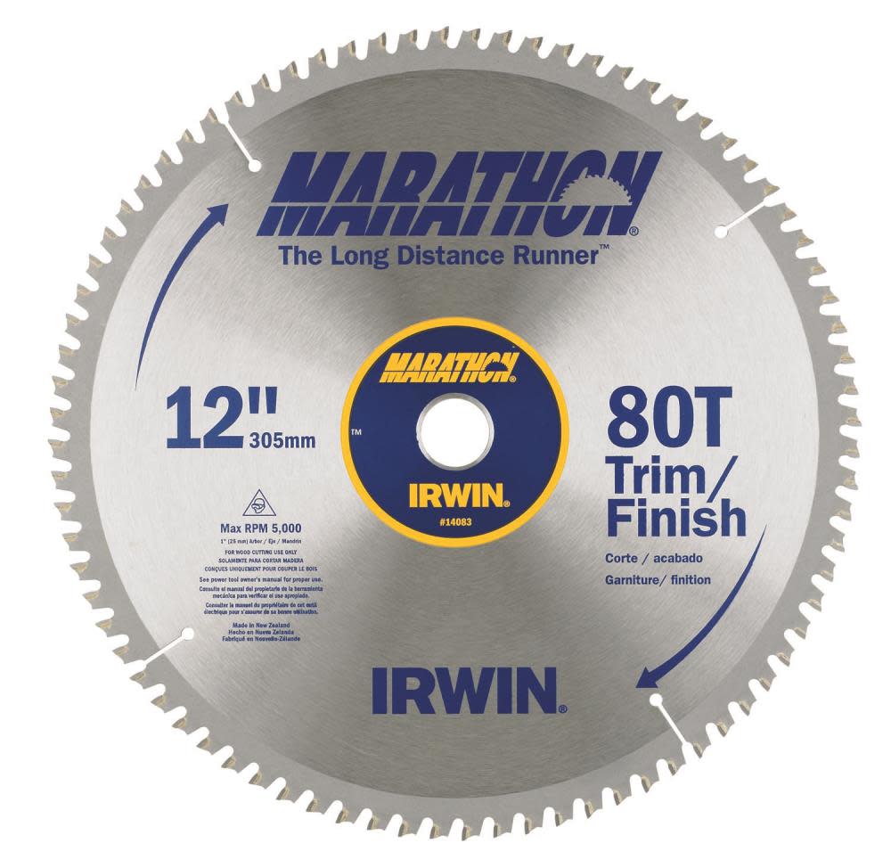 Irwin Saw BLD 12 In. 80T MARATHON - Ascmtools