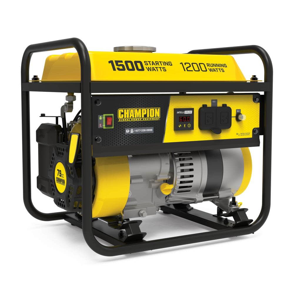 Champion Power Equipment 1200-Watt Multi-Purpose Portable Generator with Cold Start TechnologyEPA Certified and CARB Compliant - Ascmtools