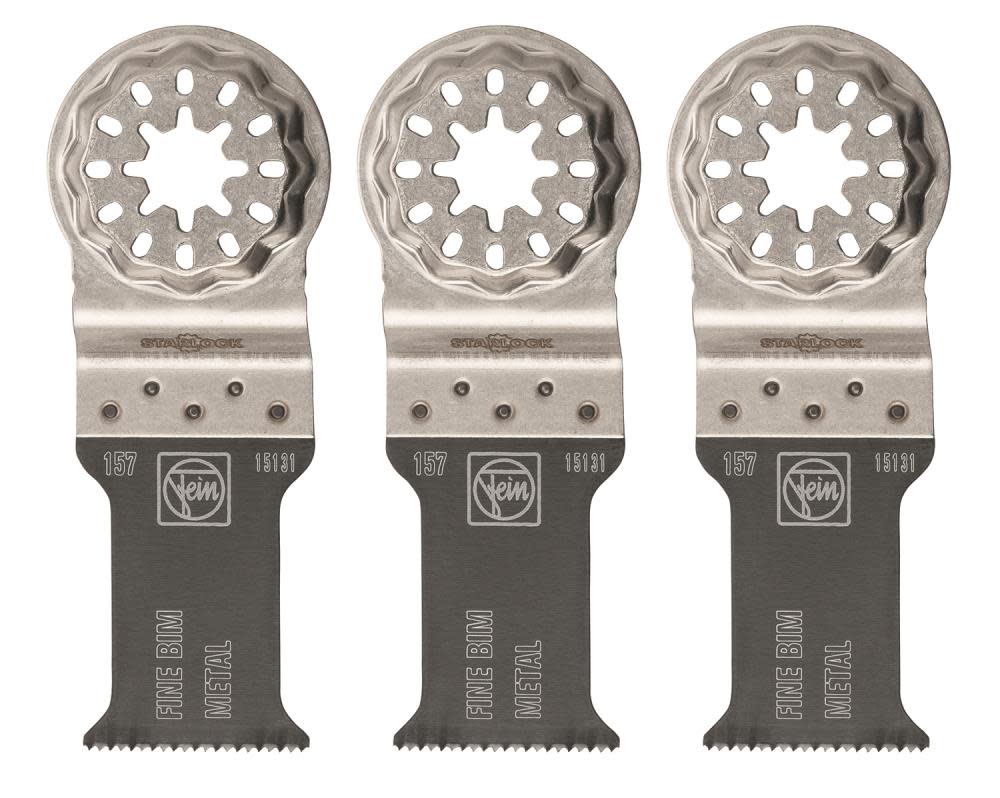 Fein StarLock E-Cut 157 Fine Saw Blade with Bi Metal Fine Teeth - Ascmtools