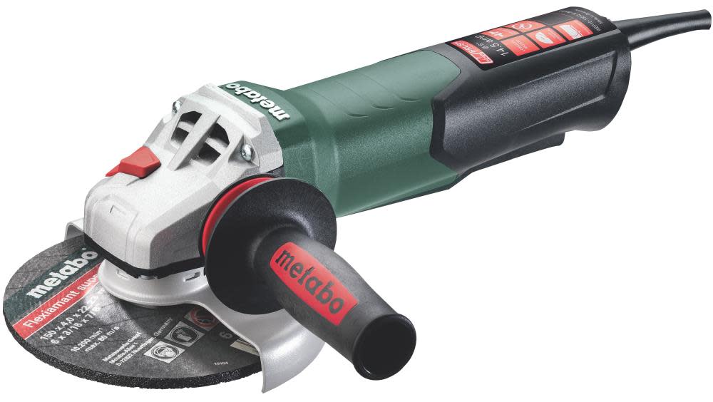 Metabo 6″ Angle Grinder 9600 RPM 14.5 Amp with Non Locking Paddle - Ascmtools