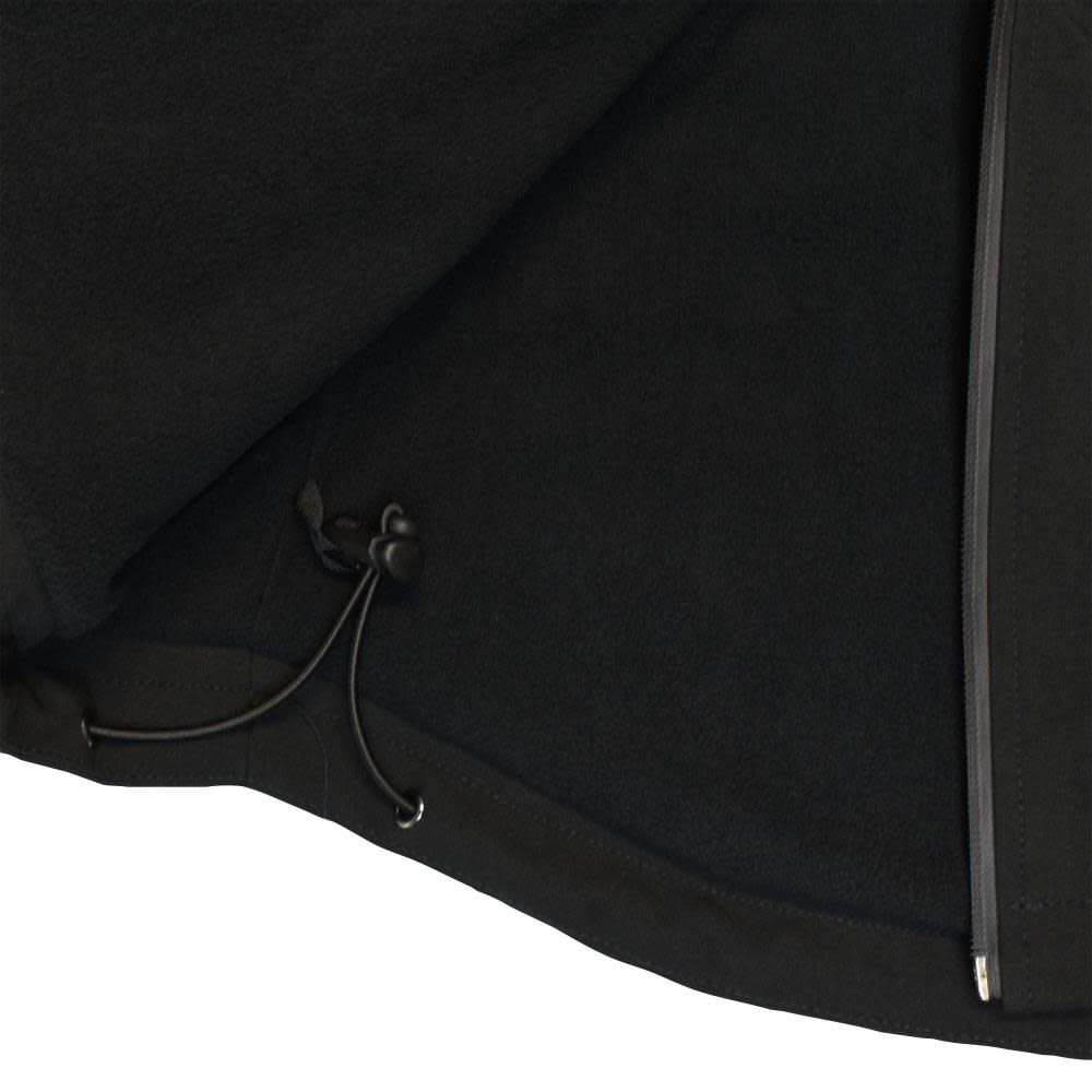 DEWALT Mens Heated Kit Soft Shell Jacket With Battery/Charger Black Medium - Ascmtools