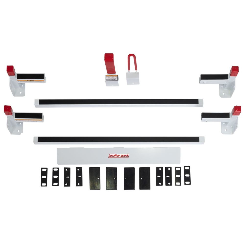 Weather Guard Model 22001-3-01 All-Purpose Steel Van Rack that fits compact Ford GM Nissan and RAM Vans - Ascmtools
