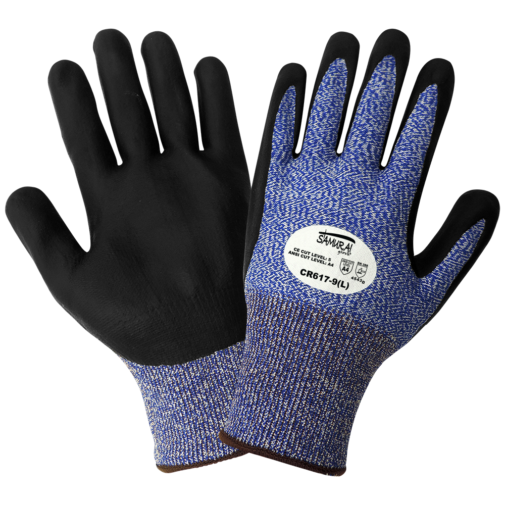 Global Glove Large Cut Resistant Nitrile Palm Dipped Gloves - Ascmtools