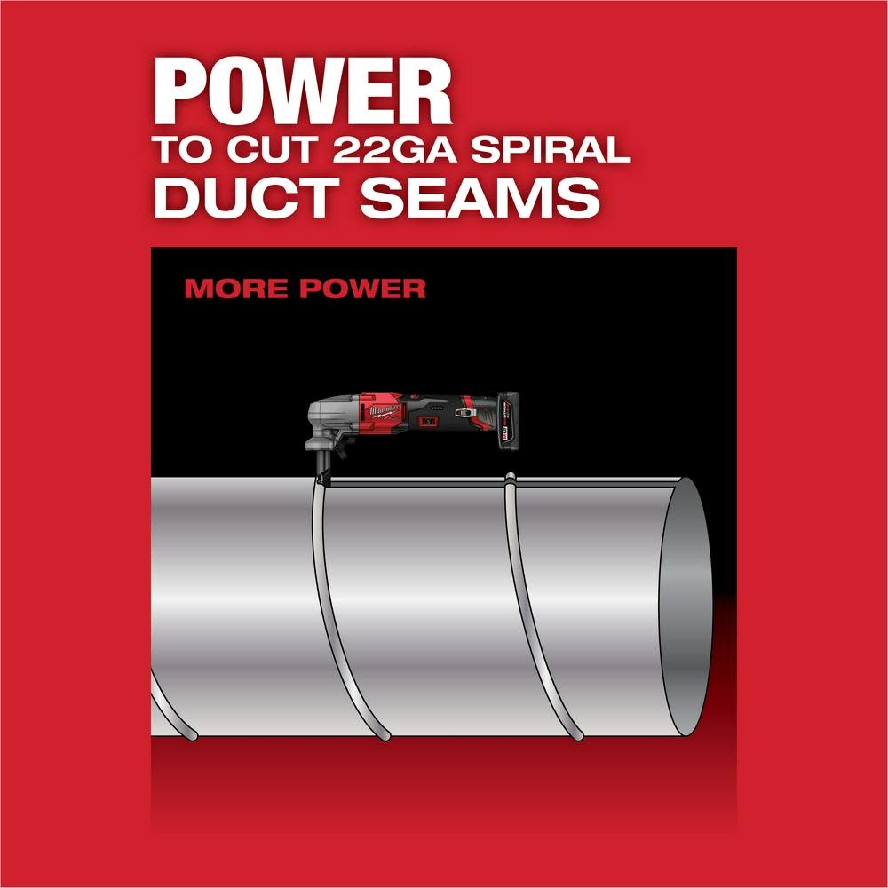 Milwaukee M12 FUEL Nibbler 16 Gauge with Battery Bundle - Ascmtools