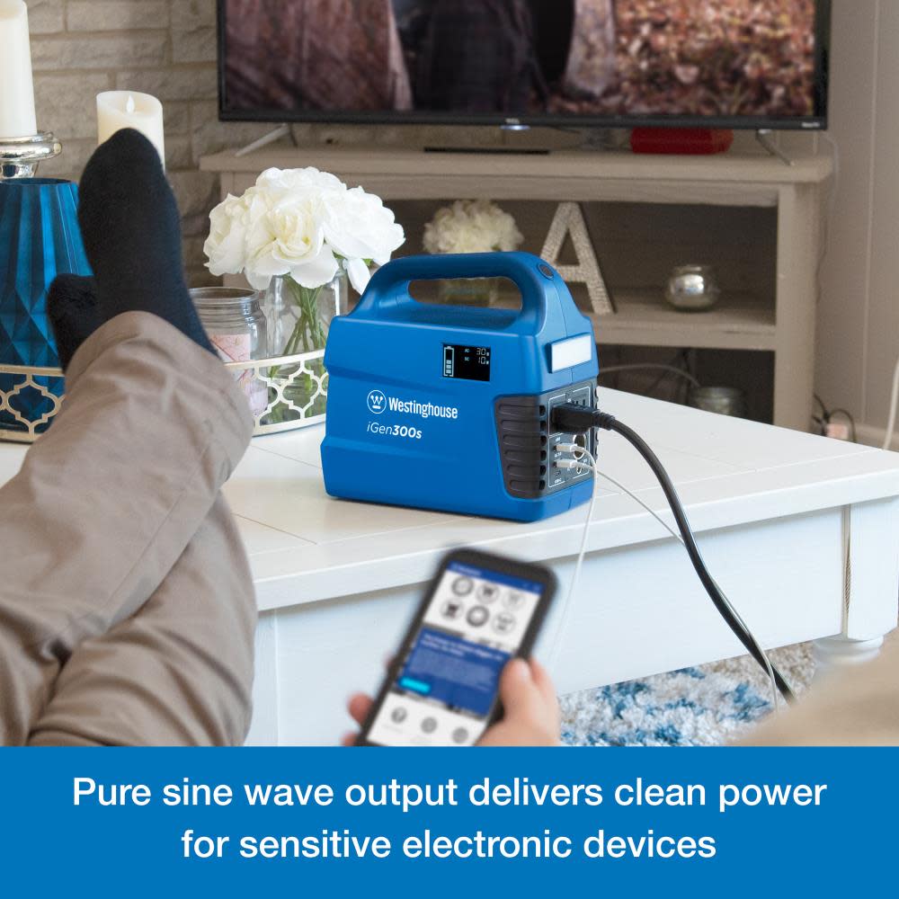 Westinghouse Outdoor Power iGen Solar Generator Portable 296 Watt Hour - Ascmtools
