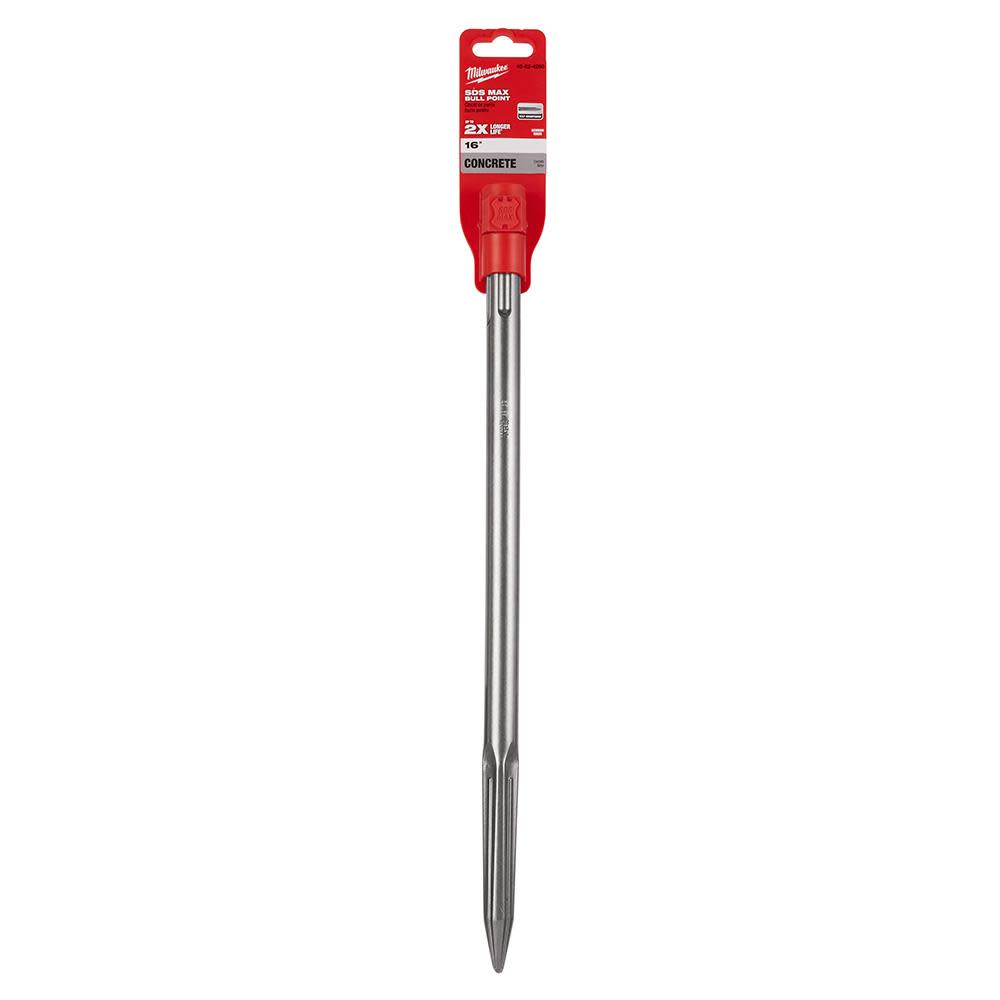Milwaukee SS SDS-Max 16 in. Bull Point - Ascmtools