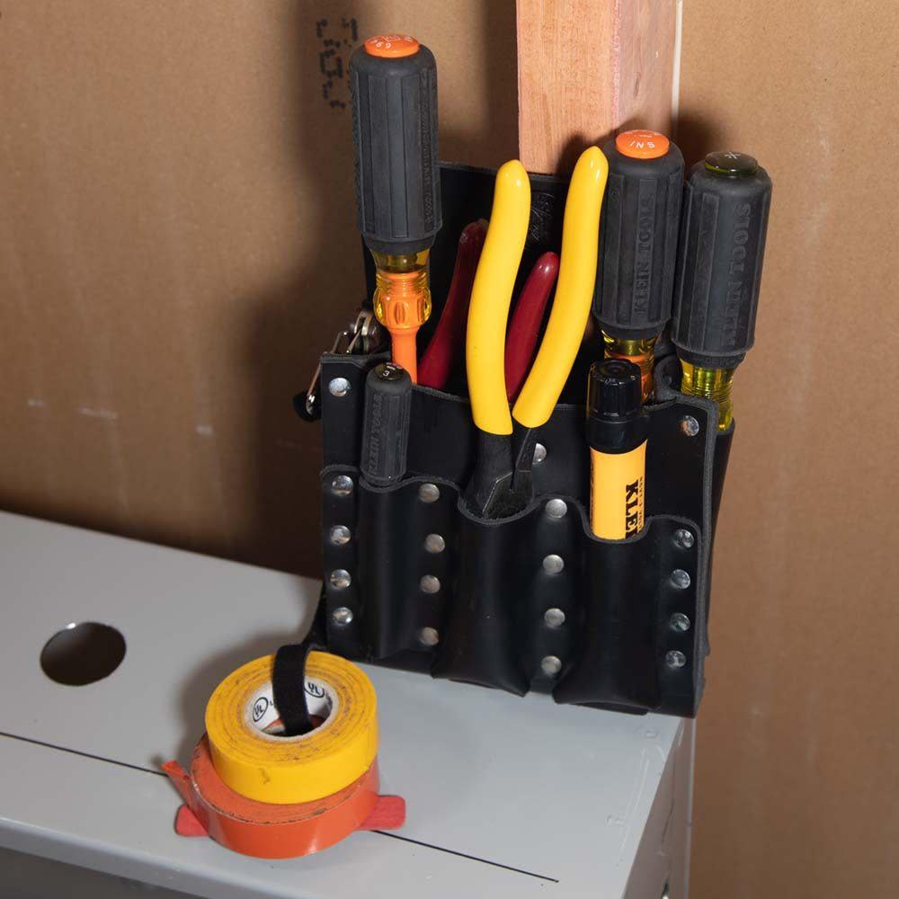 Klein Tools 10-Pocket Tool Pouch - Ascmtools