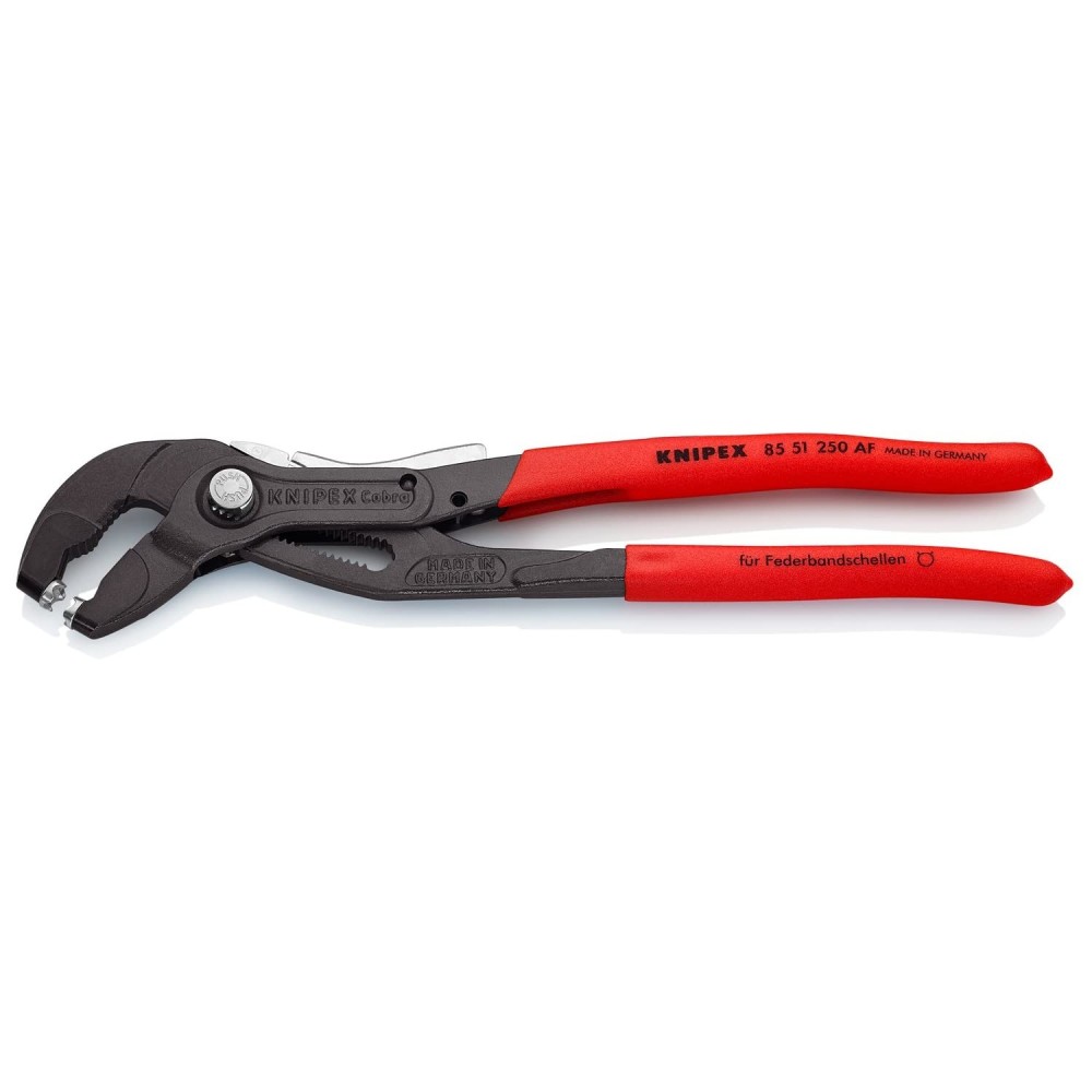 Knipex Spring Hose Clamp Pliers with Retainer 250mm - Ascmtools