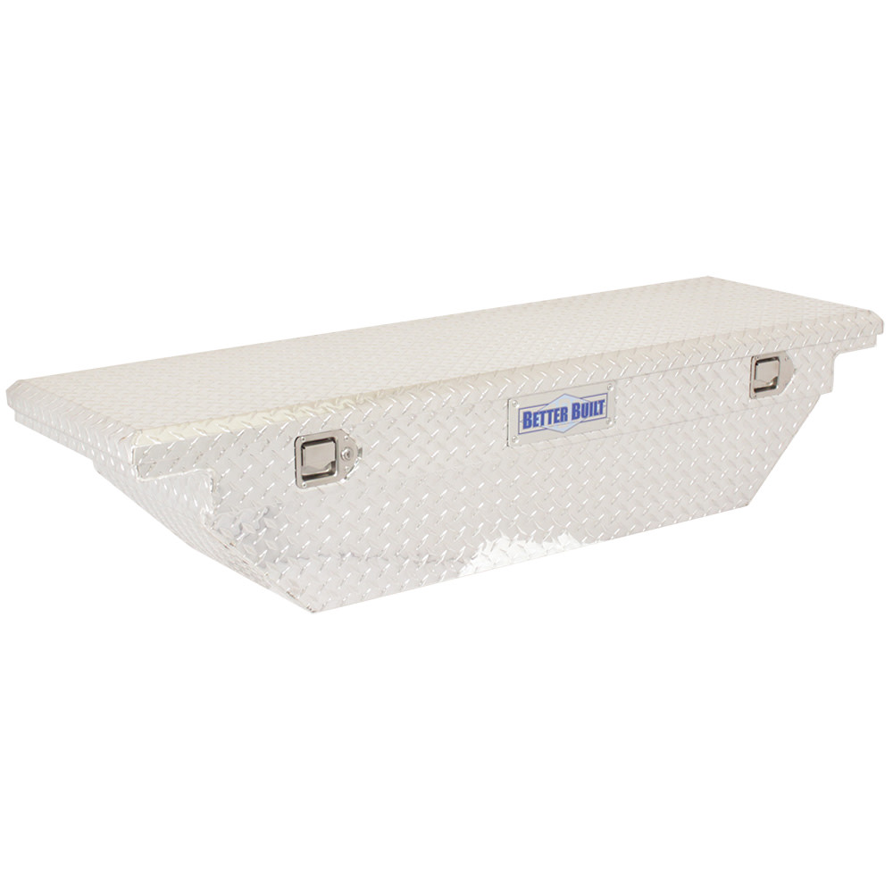 Better Built 61.5″ Crown Saddle Truck Tool Box LOW PROFILE WEDGE BRITE - Ascmtools
