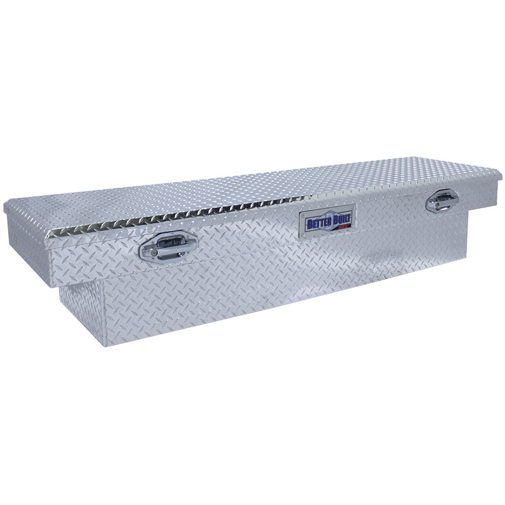 Better Built 63″ SEC Saddle Truck Tool Box BRITE ALUMINUM - Ascmtools