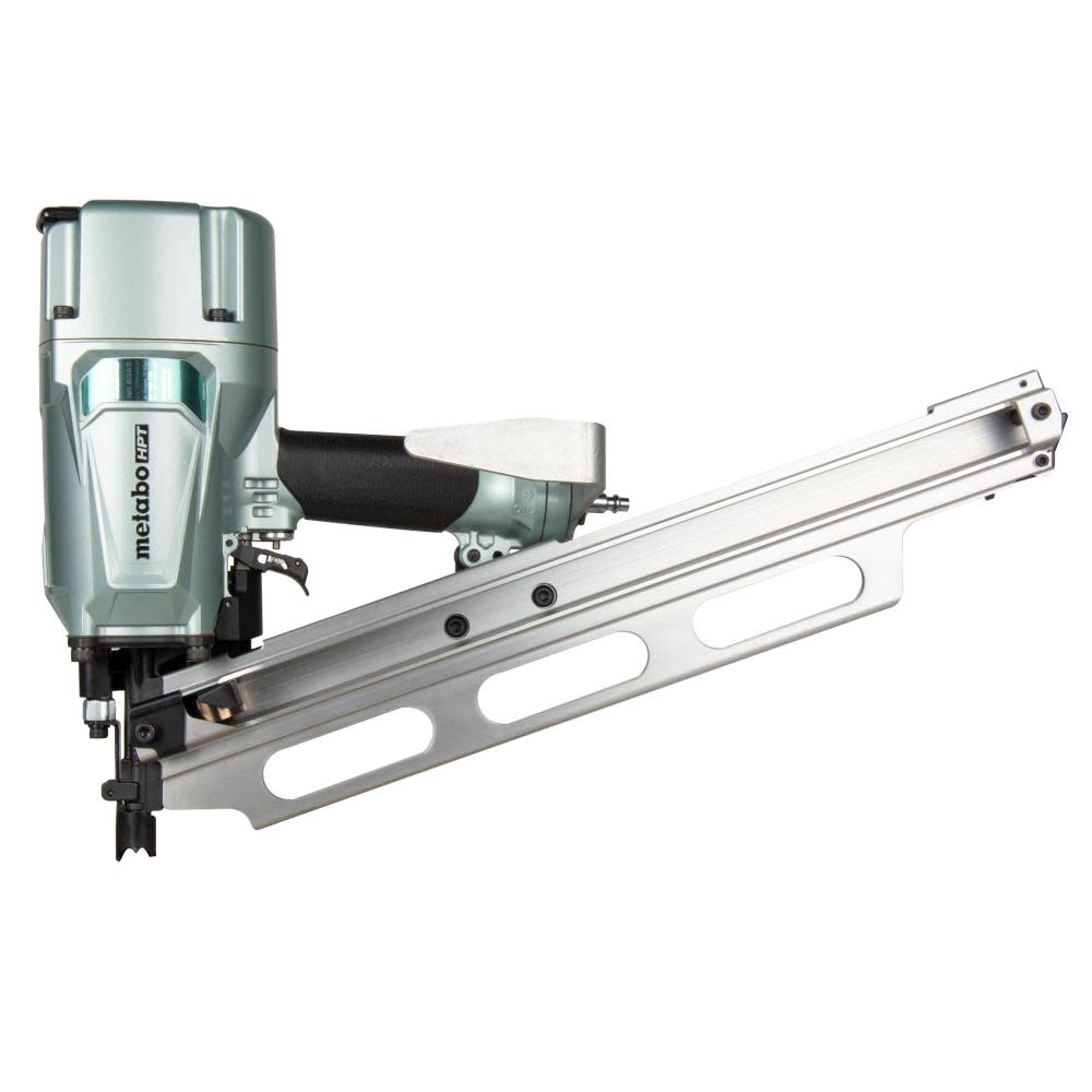 Metabo HPT 3 1/4″ 21 Degree Pneumatic Framing Nailer with Depth Adjustment & Aluminum Magazine - Ascmtools