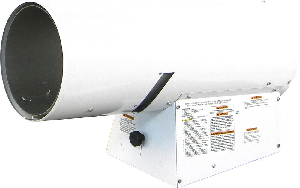 LB White Tradesman 170 Direct Fired 170k BTU Portable Natural Gas Heater with Diagnostic Light - Ascmtools