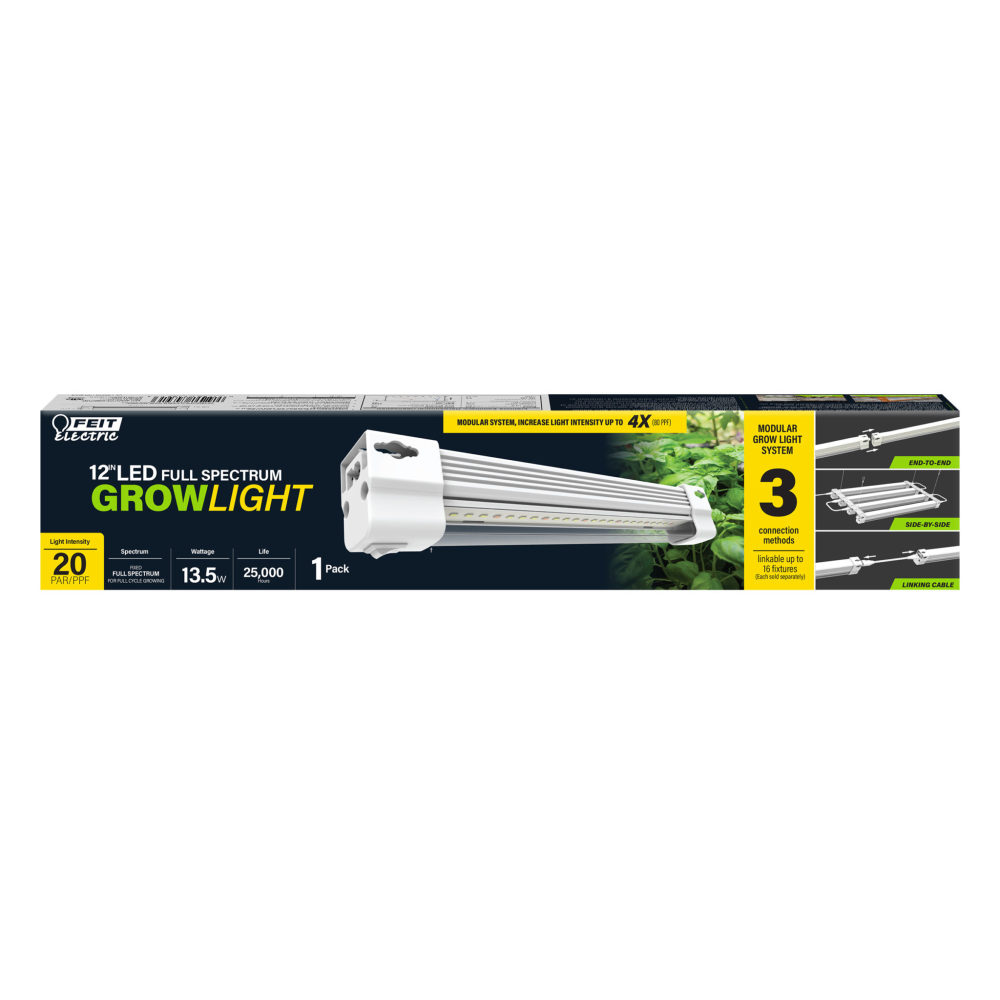 Feit Electric 13.5W Vertical Mount LED Full Spectrum Grow Light - Ascmtools