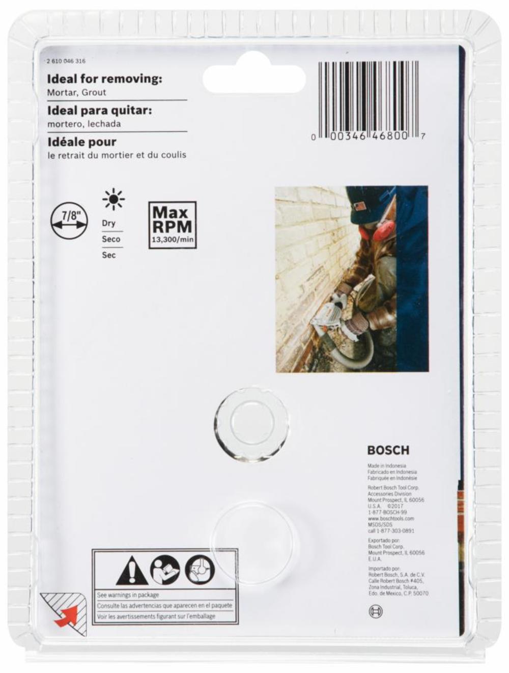 Bosch 5″ Premium Segmented Tuckpointing Blade - Ascmtools