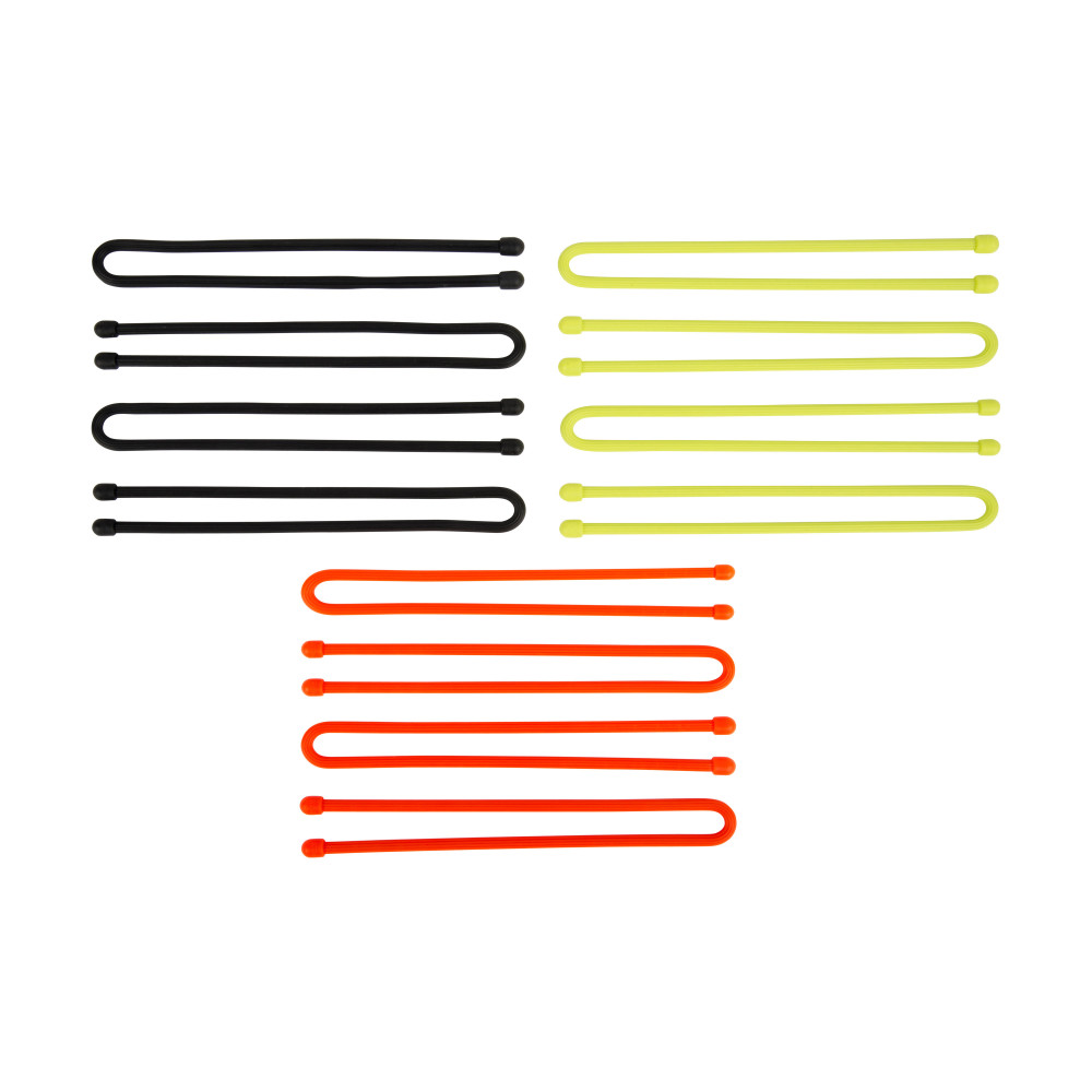 Nite Ize Gear Tie ProPack 12″ 12pk Assorted - Ascmtools