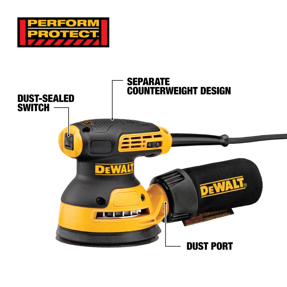 DEWALT 5 In. VS Random Orbit Sander - Ascmtools