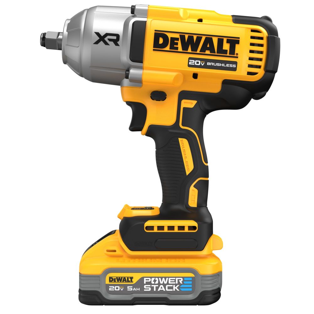 DEWALT 20V MAX XR 1/2″ High Torque Impact Wrench with Hog Ring Anvil Cordless Kit - Ascmtools