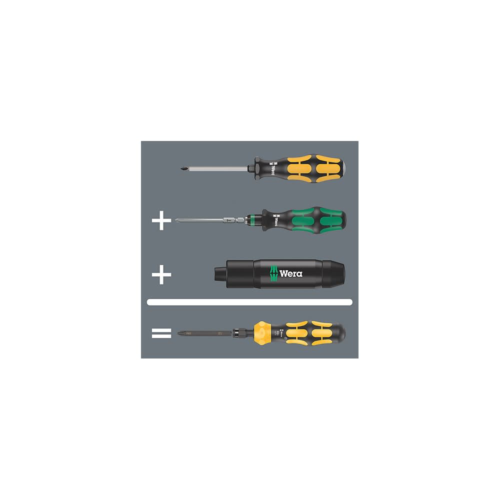 Wera Tools 19pc Kraftform Kompakt 900 Imperial Set 1 - Ascmtools