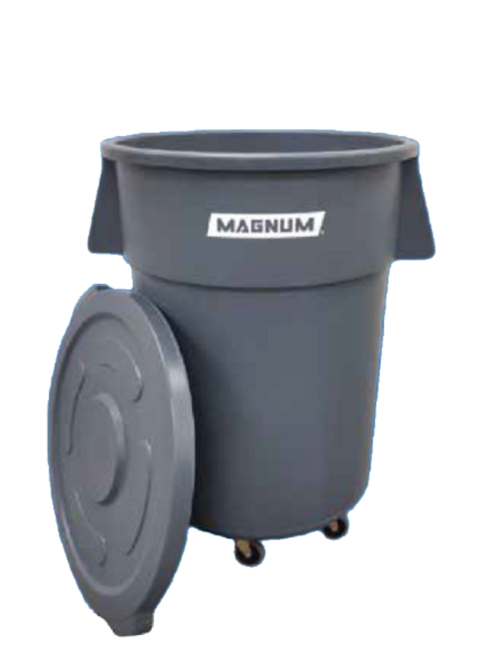 Magnum Tool Group Pro Series Lid for 55 Gallon Trash Can Plastic Grey - Ascmtools