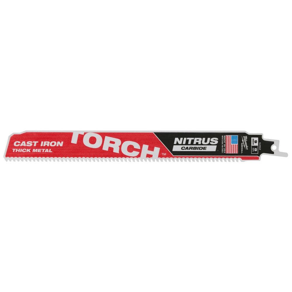 Milwaukee 9″ 7TPI The TORCH for CAST IRON with NITRUS CARBIDE 3PK - Ascmtools