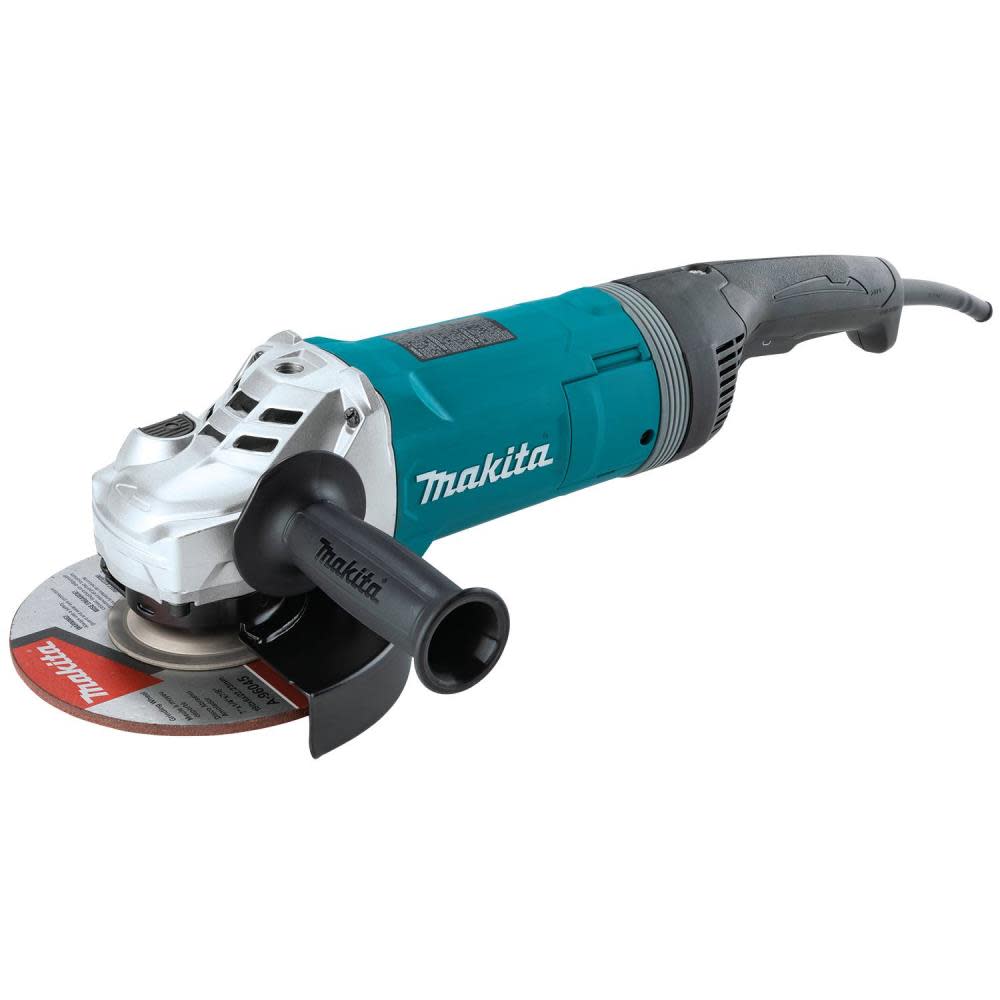Makita 7″ Angle Grinder with Rotatable Handle & Lock-On Switch - Ascmtools