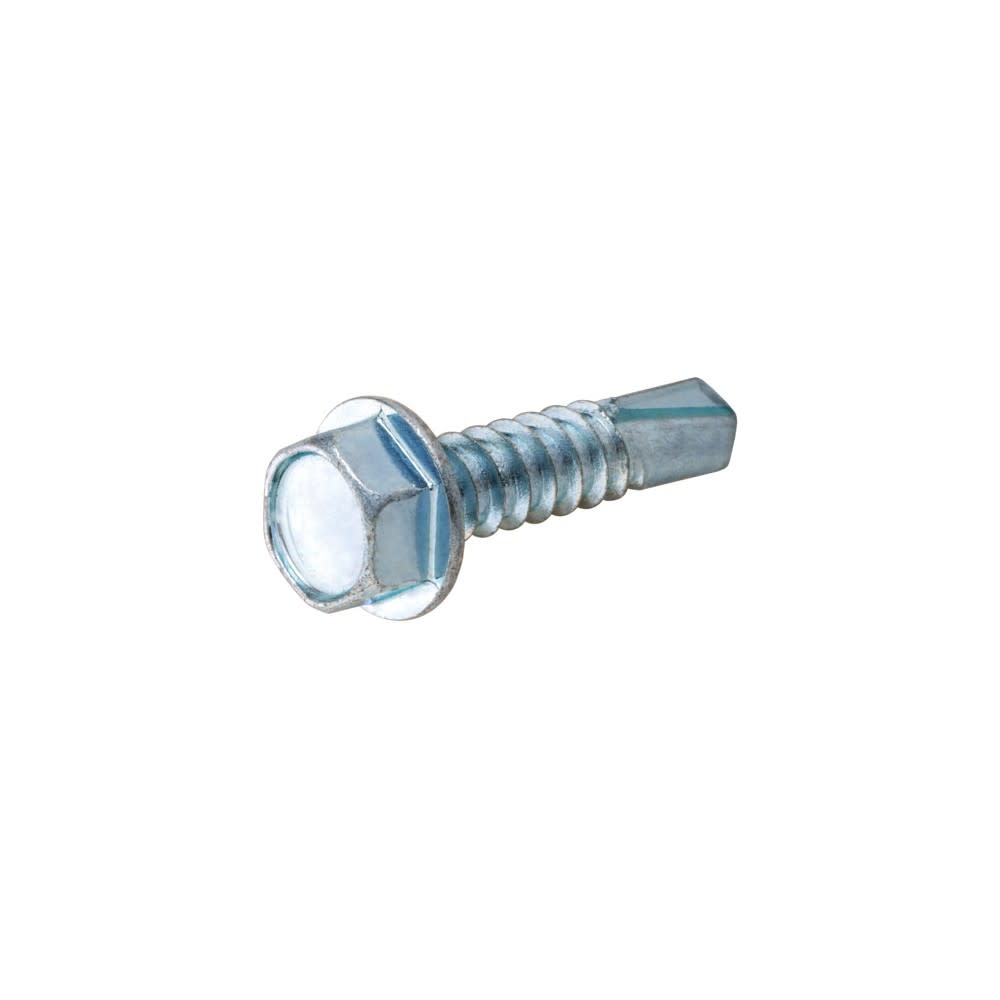 Hillman #12-14 x 2″ Zinc Hex Washer Head Self Drilling Screw 100pk - Ascmtools
