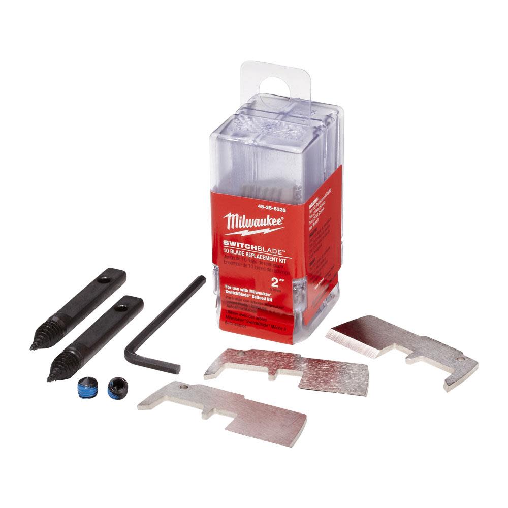 Milwaukee 2 in. SwitchBlade 10 Blade Replacement Kit - Ascmtools