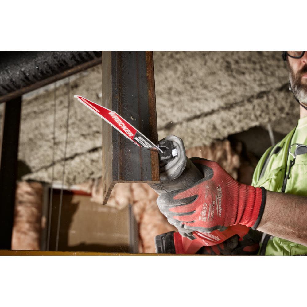 Milwaukee 6″ WRECKER with NITRUS CARBIDE 5Pk - Ascmtools
