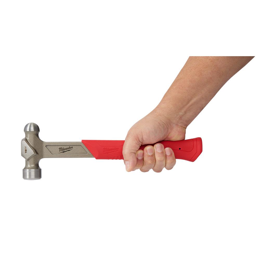 Milwaukee 16oz Steel Ball Peen Hammer - Ascmtools