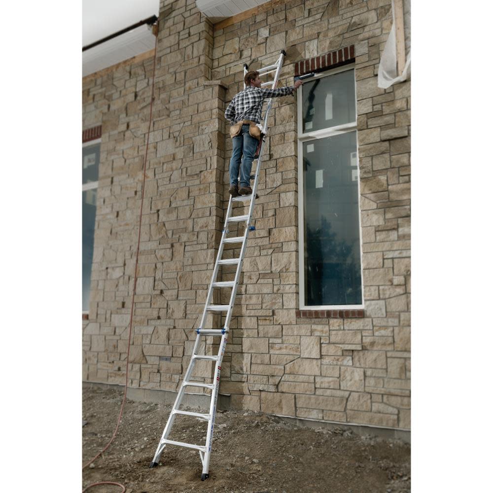 Werner 22 Ft. Reach Height Type IA Aluminum Multi-Position Ladder - Ascmtools