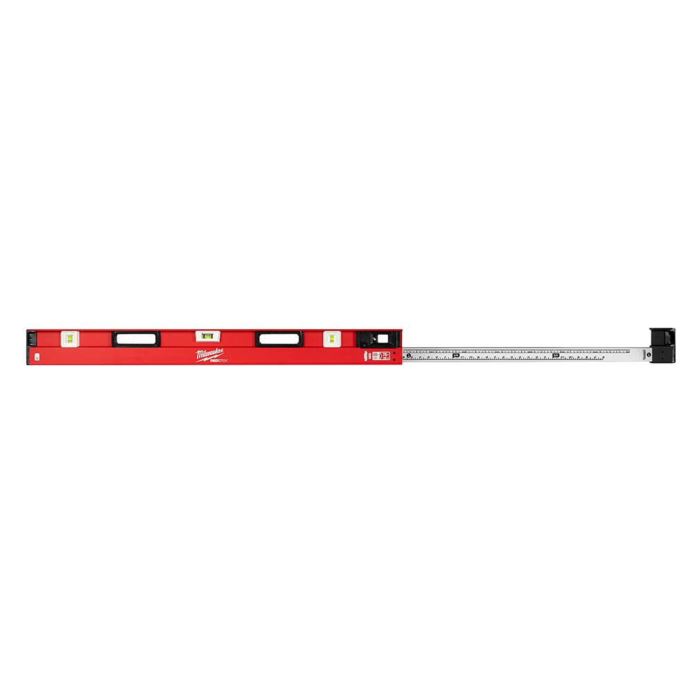 Milwaukee 48 in. to 78 in. REDSTICK Magnetic Expandable Level - Ascmtools