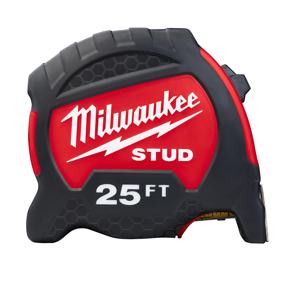 Milwaukee 25ft Gen II STUD Tape Measure - Ascmtools