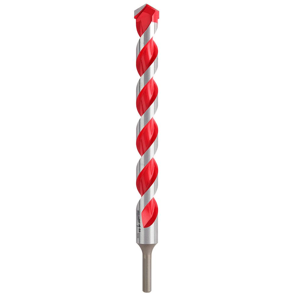 Milwaukee SHOCKWAVE Carbide Hammer Drill Bit 1″x10’x12″ - Ascmtools