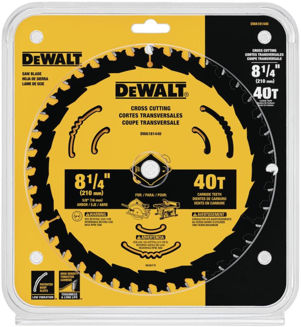 DEWALT 8-1/4″ 24T Circular Saw Blade - Ascmtools
