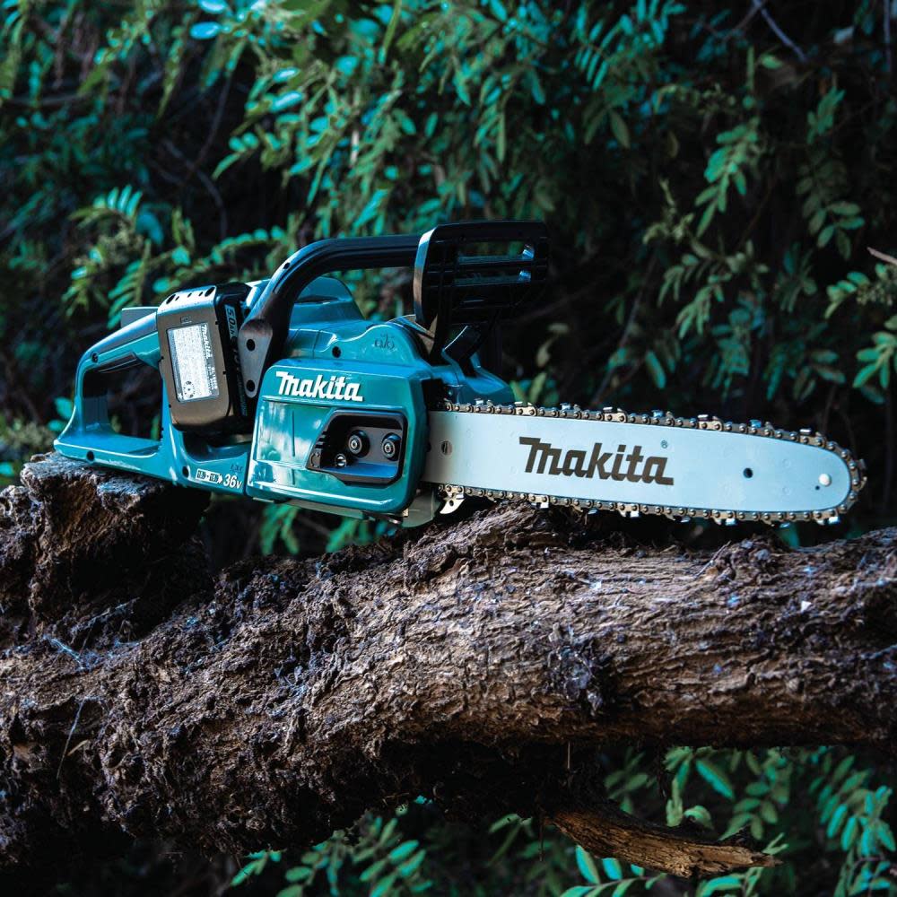 Makita 18V X2 (36V) LXT Lithium-Ion Brushless Cordless 14″ Chain Saw Kit (5.0Ah) - Ascmtools