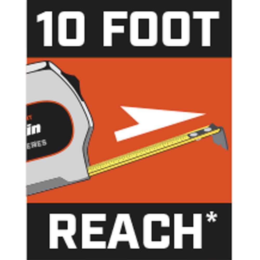 Crescent Lufkin Chrome Case Yellow Clad Tape Measure 1 1/8″ x 25′ - Ascmtools