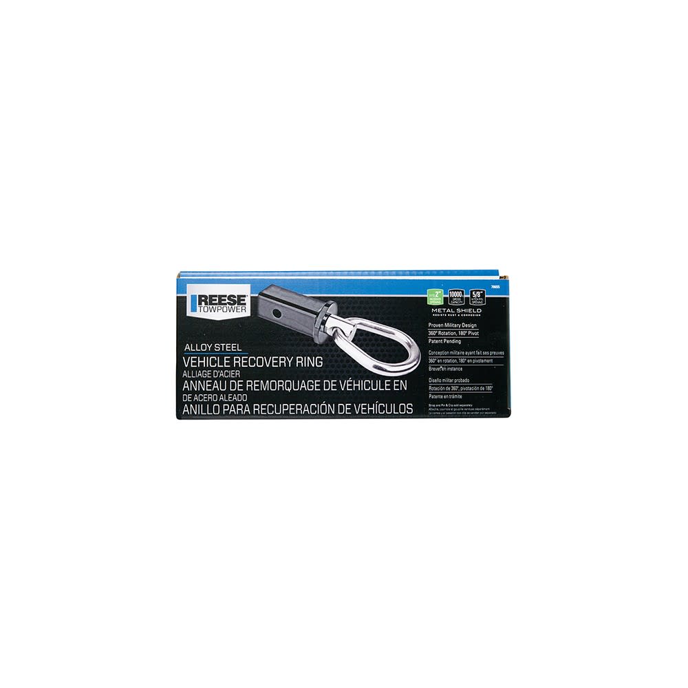 Reese 2″ 10000 lbs Tow Ring Trailer Hitch Ball Mount - Ascmtools