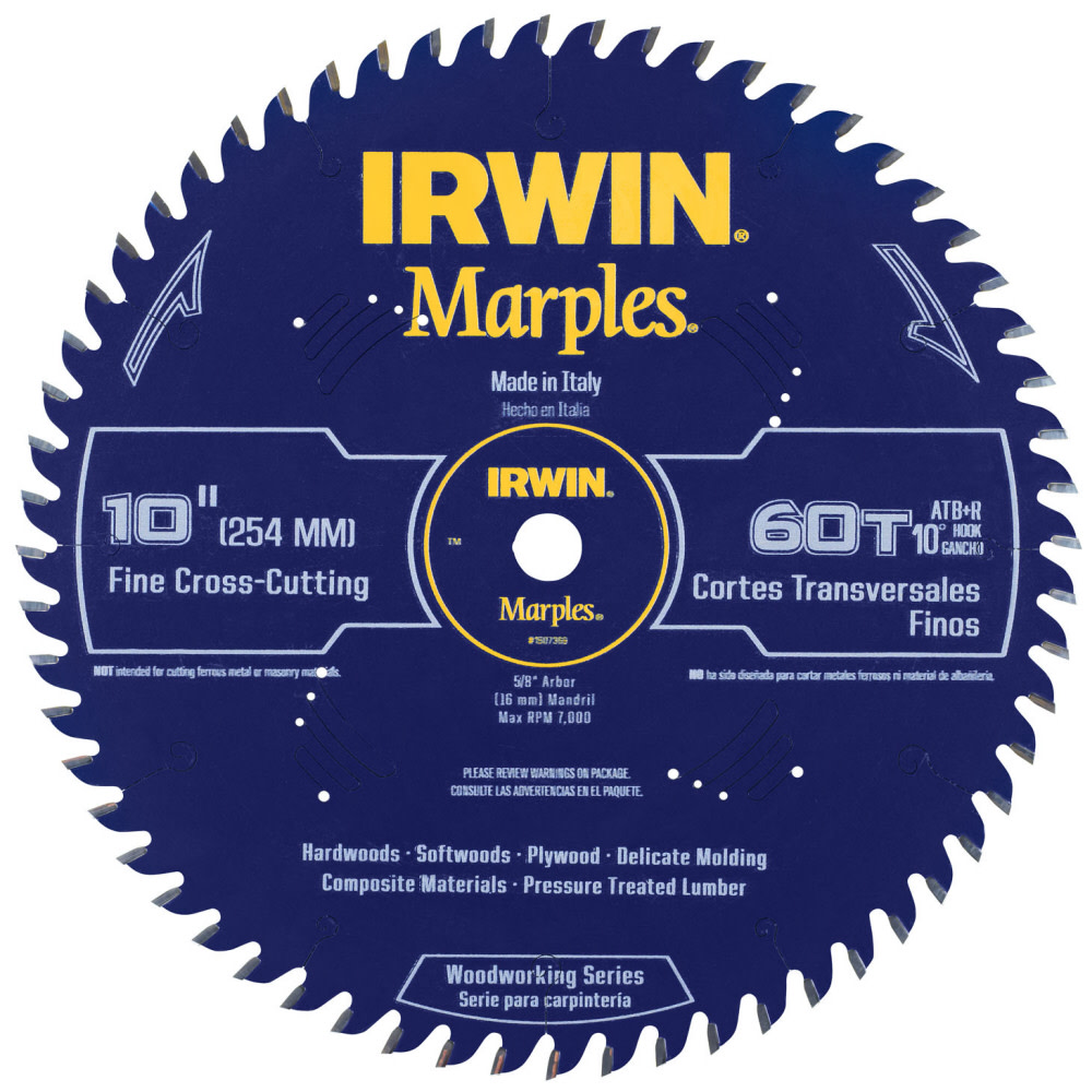 Irwin Marples WW CSB 10 In. 60T AT+R - Ascmtools