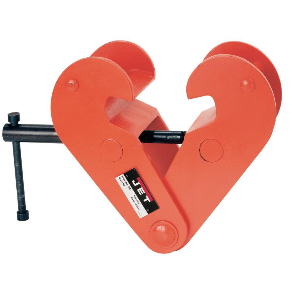 JET JBC-5 5 Ton Beam Clamp Fits 5 In. to 10-5/8 In. Wide Beam - Ascmtools