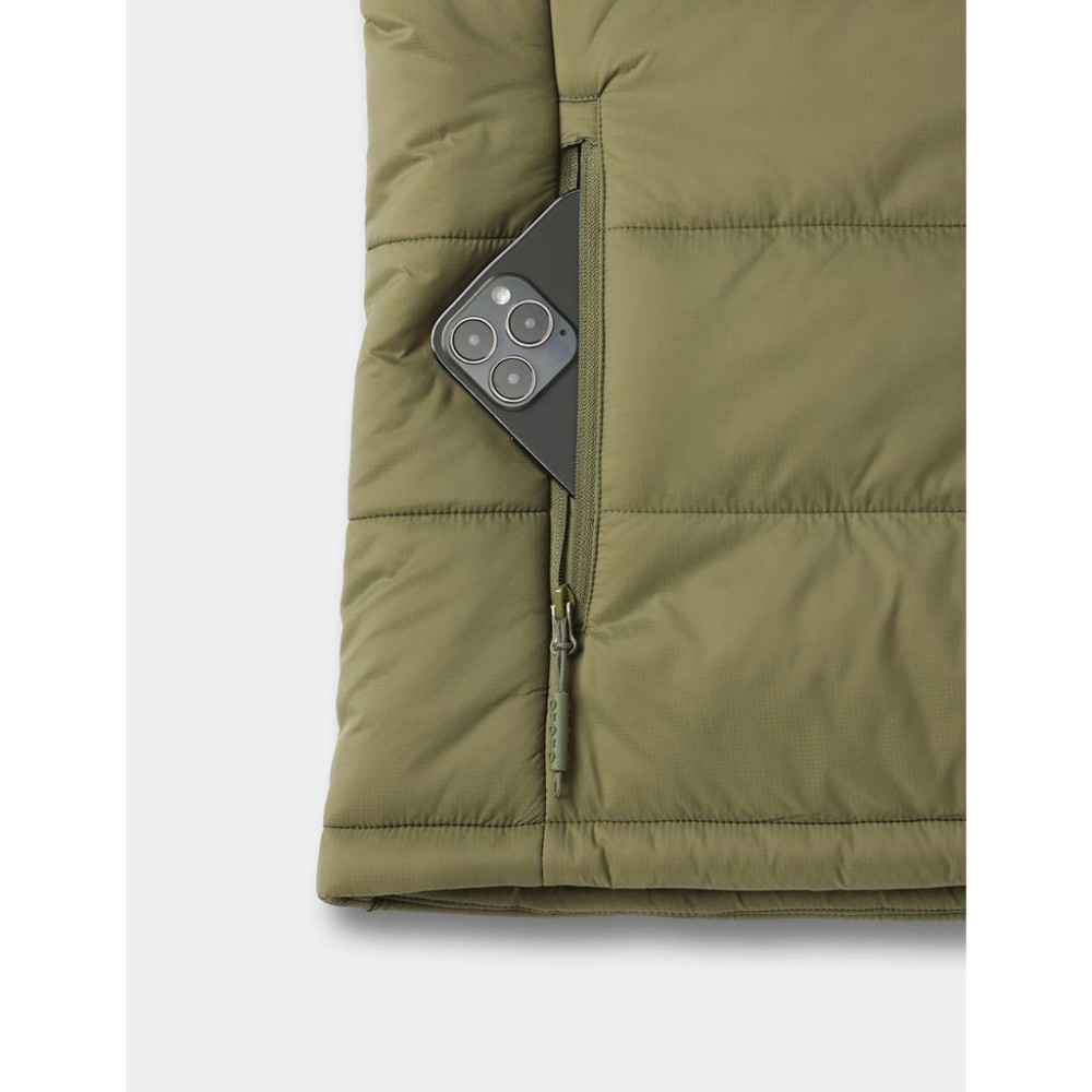 ORORO Mens Persimmon & Olive Classic Heated Vest Kit 3X - Ascmtools