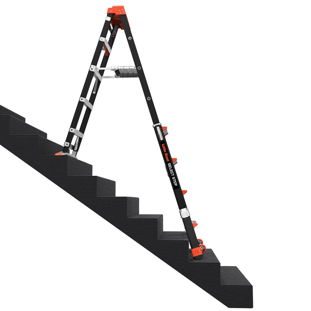 Little Giant Safety Select Step M5 Type 1AA Fiberglass Adjustable Step Ladder - Ascmtools