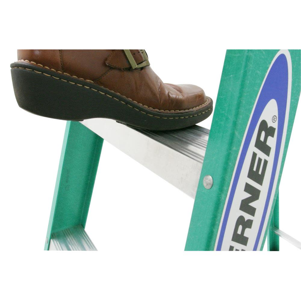 Werner 8 Ft. Type II Fiberglass Step Ladder - Ascmtools