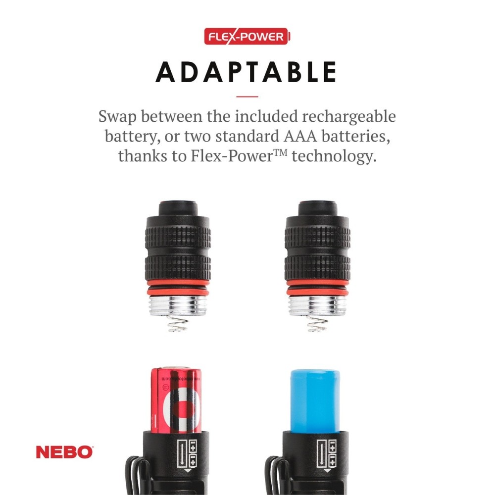 Nebo INSPECTOR RC Penlight 360 Lumens Black Rechargeable LED - Ascmtools