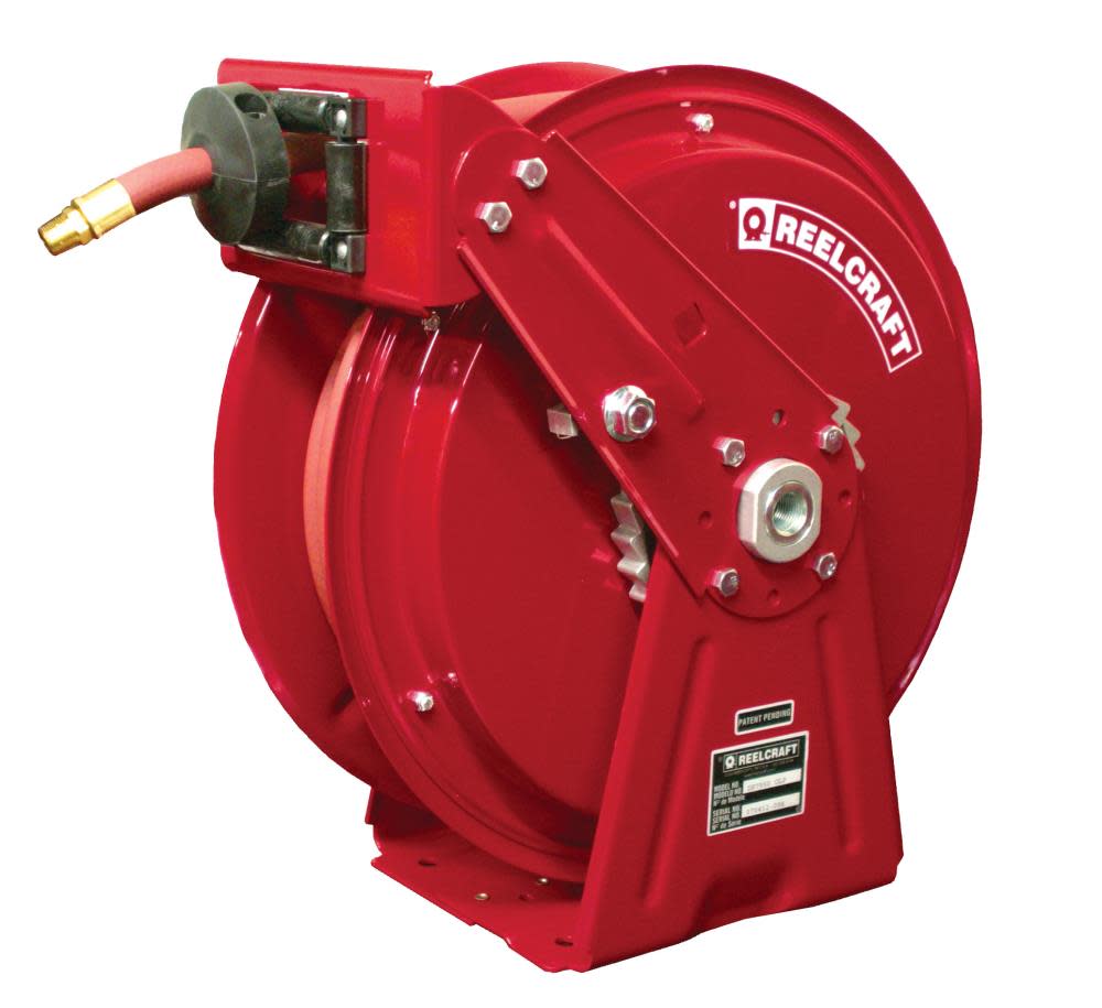 Reelcraft Hose Reel with Hose Steel Series DP7000 1/2″ x 50′ - Ascmtools