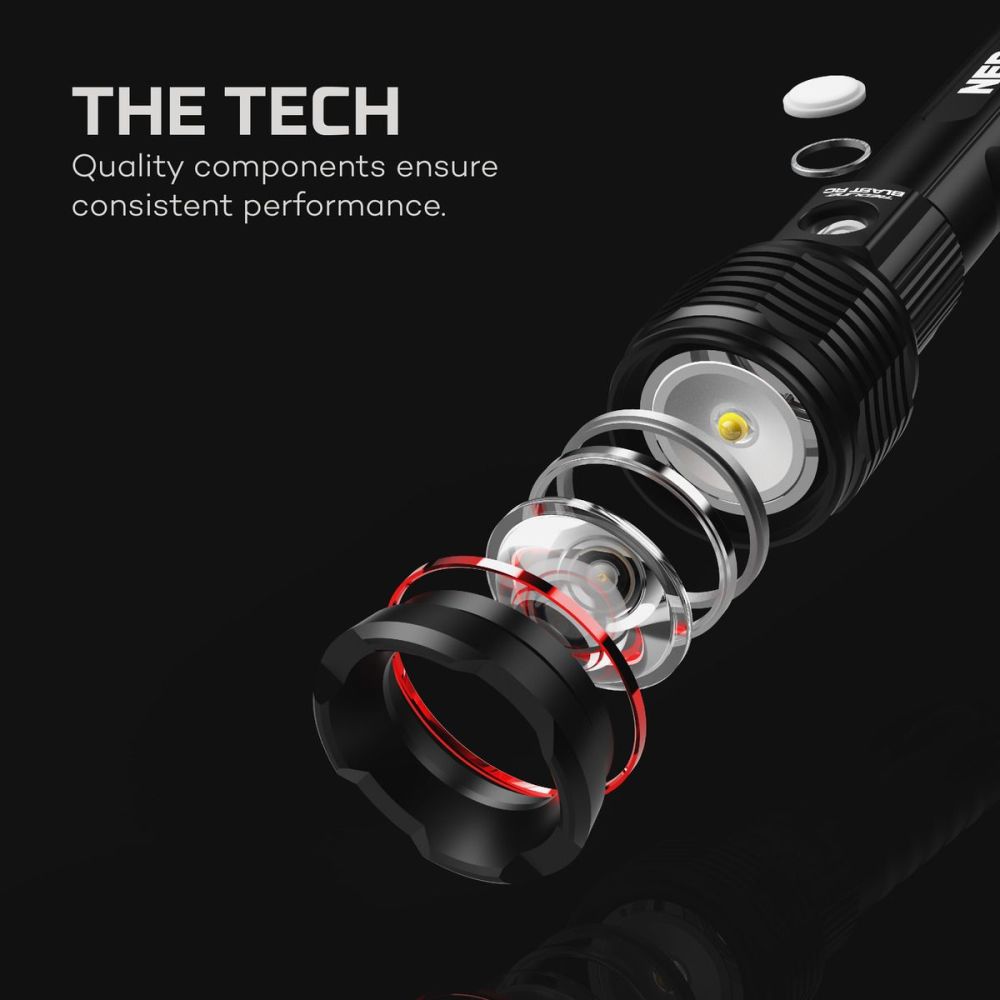 Nebo REDLINE Blast Flashlight LED Rechargeable - Ascmtools