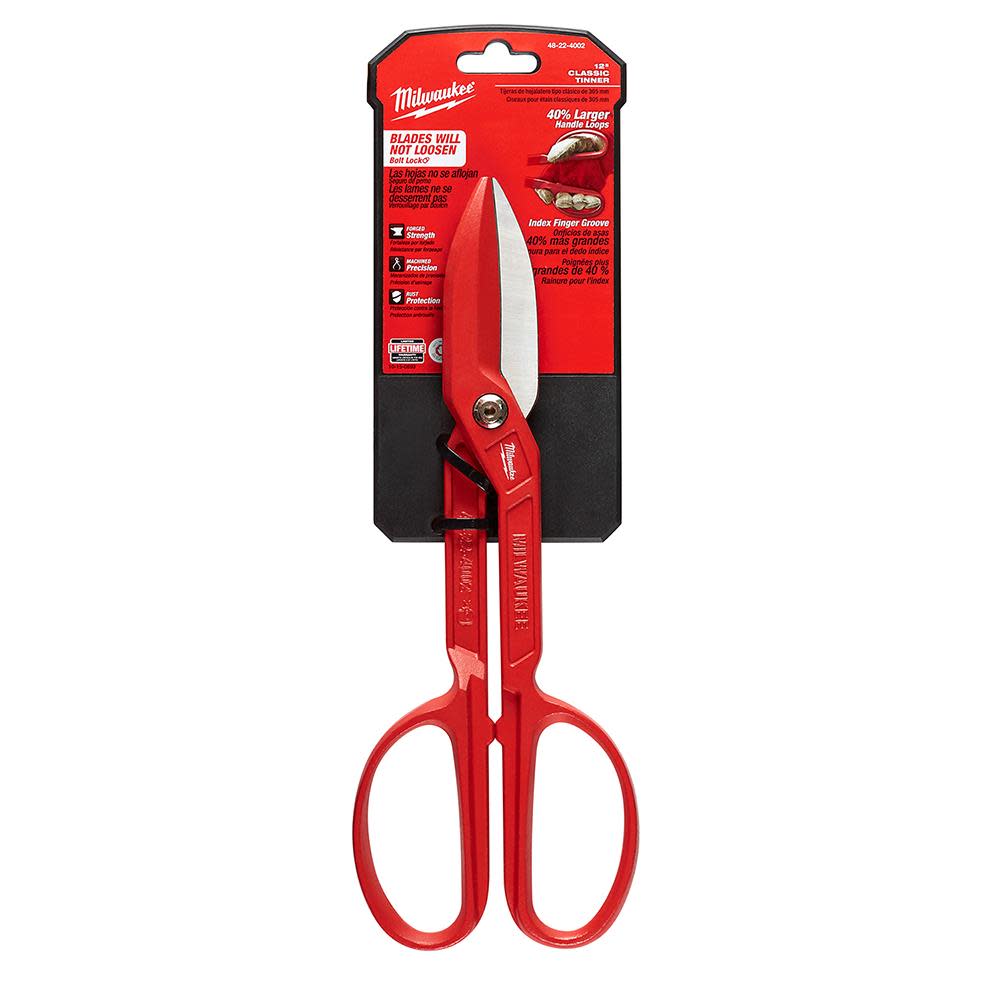 Milwaukee 12 in. Classic Tinner - Ascmtools