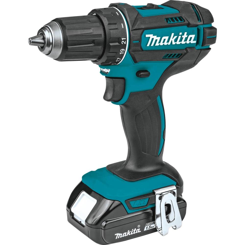 Makita 18V LXT Lithium-Ion Compact Cordless 1/2″ Driver-Drill Kit (1.5Ah) - Ascmtools