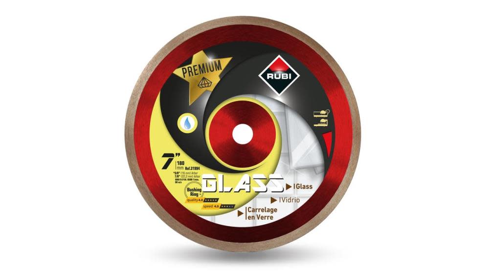 Rubi Tools Glass 7 In. Premium Diamond Blade - Ascmtools
