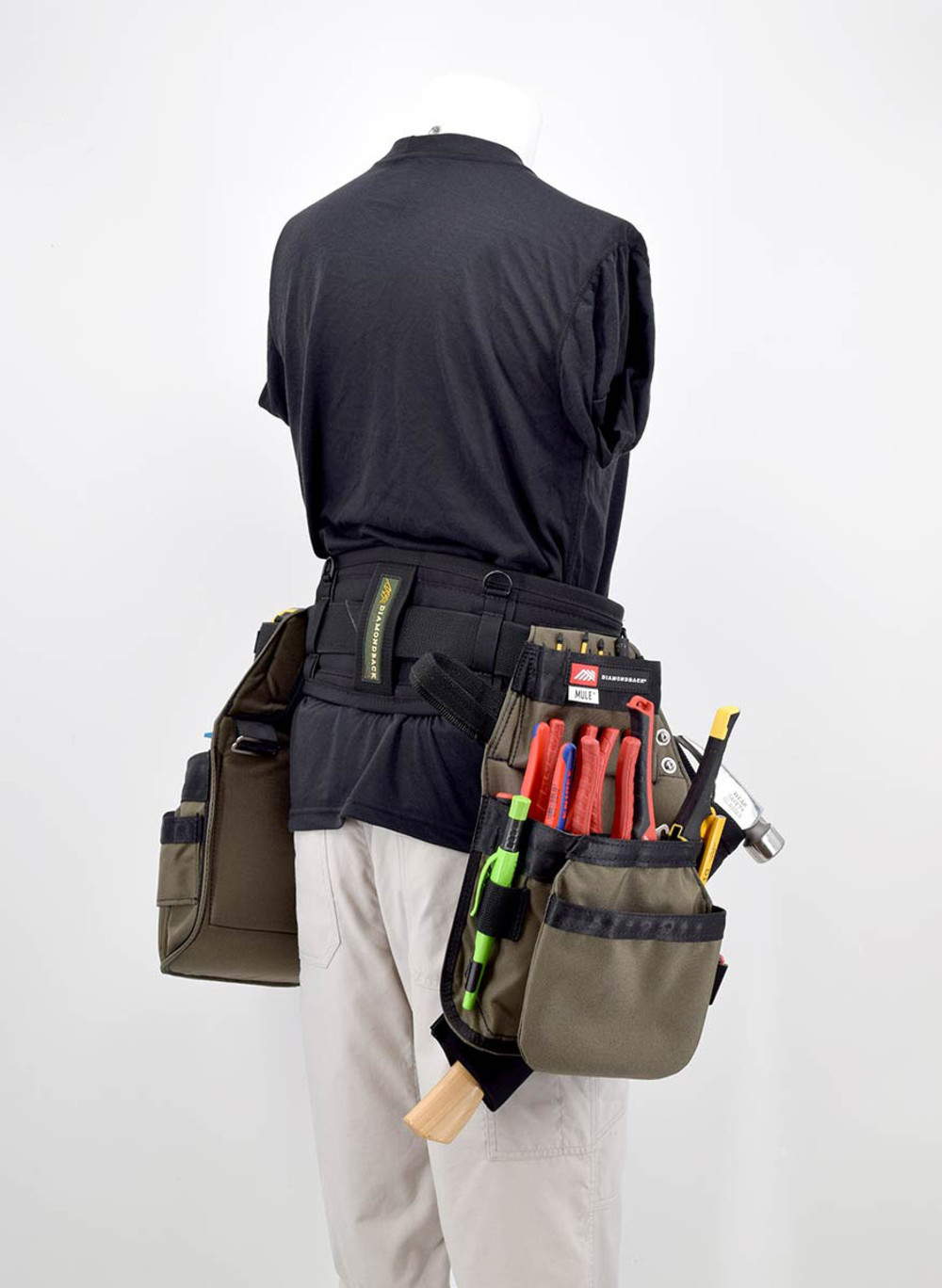 Diamondback Toolbelts Ranger Green Right Hand Small Grrande 2.0 Tool Pouch - Ascmtools