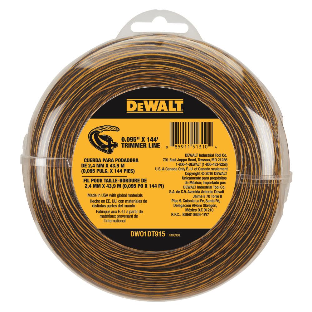DEWALT 144-ft Spool 0.095-in Trimmer Line - Ascmtools